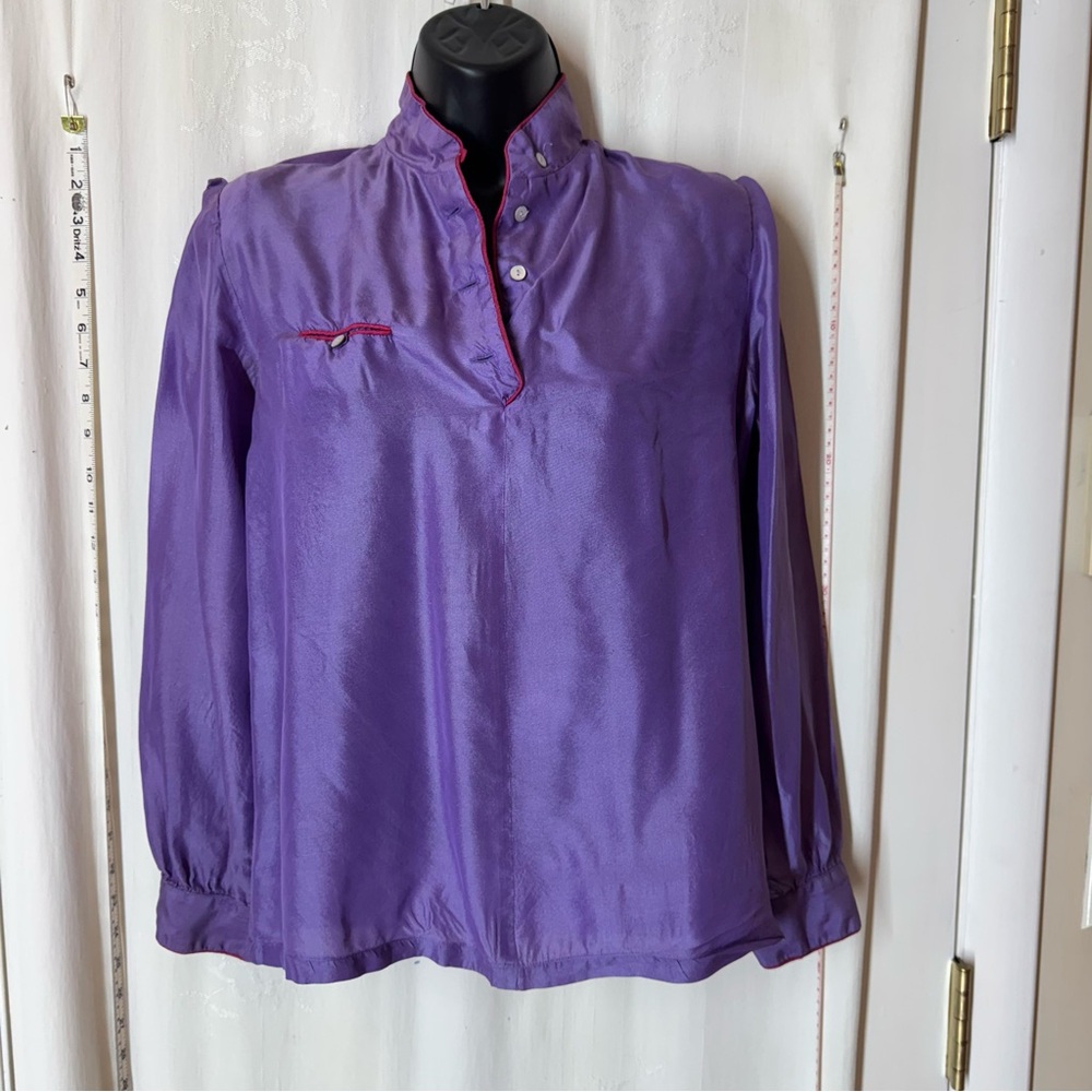Vintage Bern Conrad Blouse with Trim